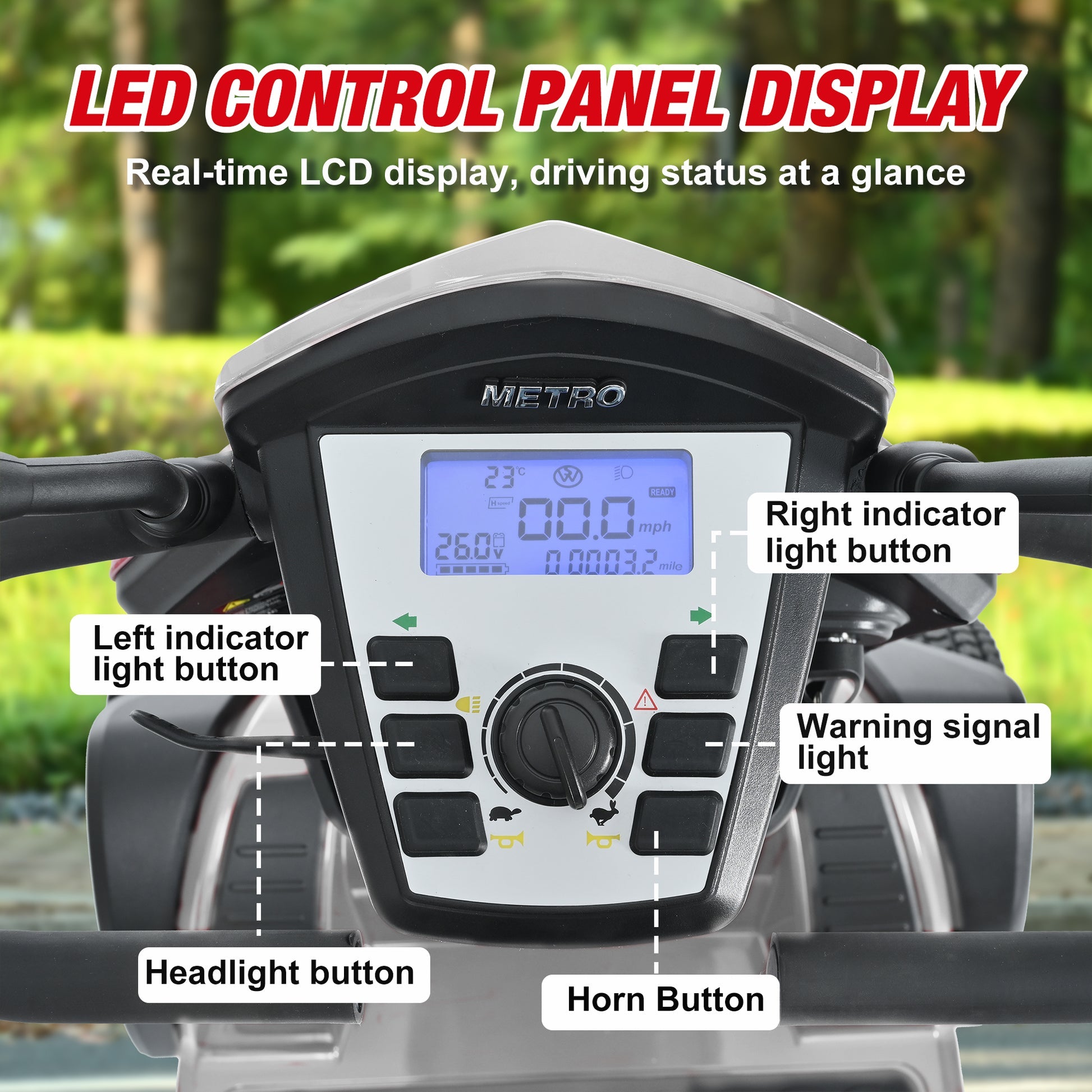 Metro Mobility S500 4-Wheel Heavy-Duty Scooter - W429P151XX