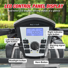 Metro Mobility S500 4-Wheel Heavy-Duty Scooter - W429P151XX