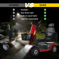 Metro Mobility S500 4-Wheel Heavy-Duty Scooter - W429P151XX