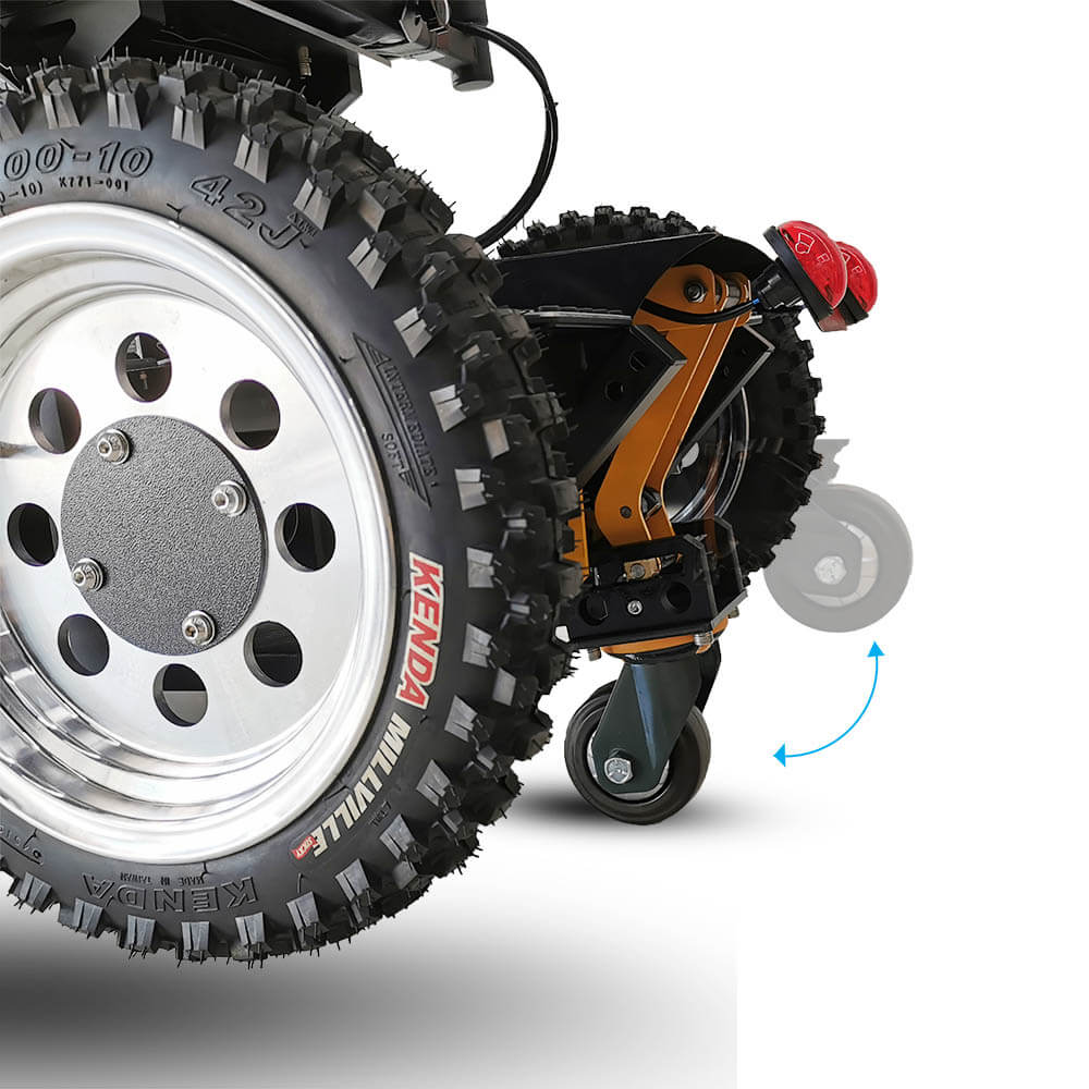 Wheelchair88 All Terrain PW-4x4Q Advanced Outdoor Power Wheelchair - PW-4x4Q