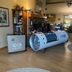 Airvida Ultra 36 2.0 ATA (89" x 36") Hard Shell Lying Hyperbaric Chamber