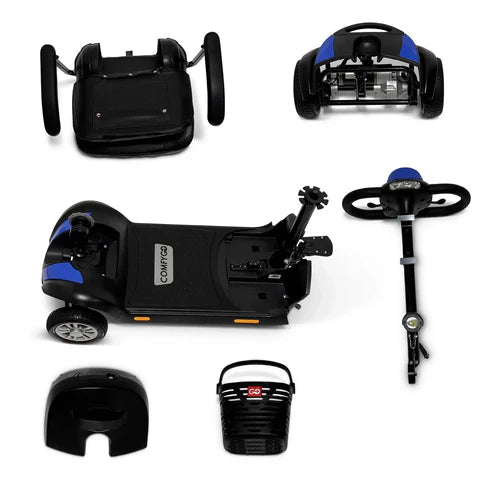 ComfyGo Ultra-Light Electric Mobility Scooter with Quick-Detach Frame - Z-4