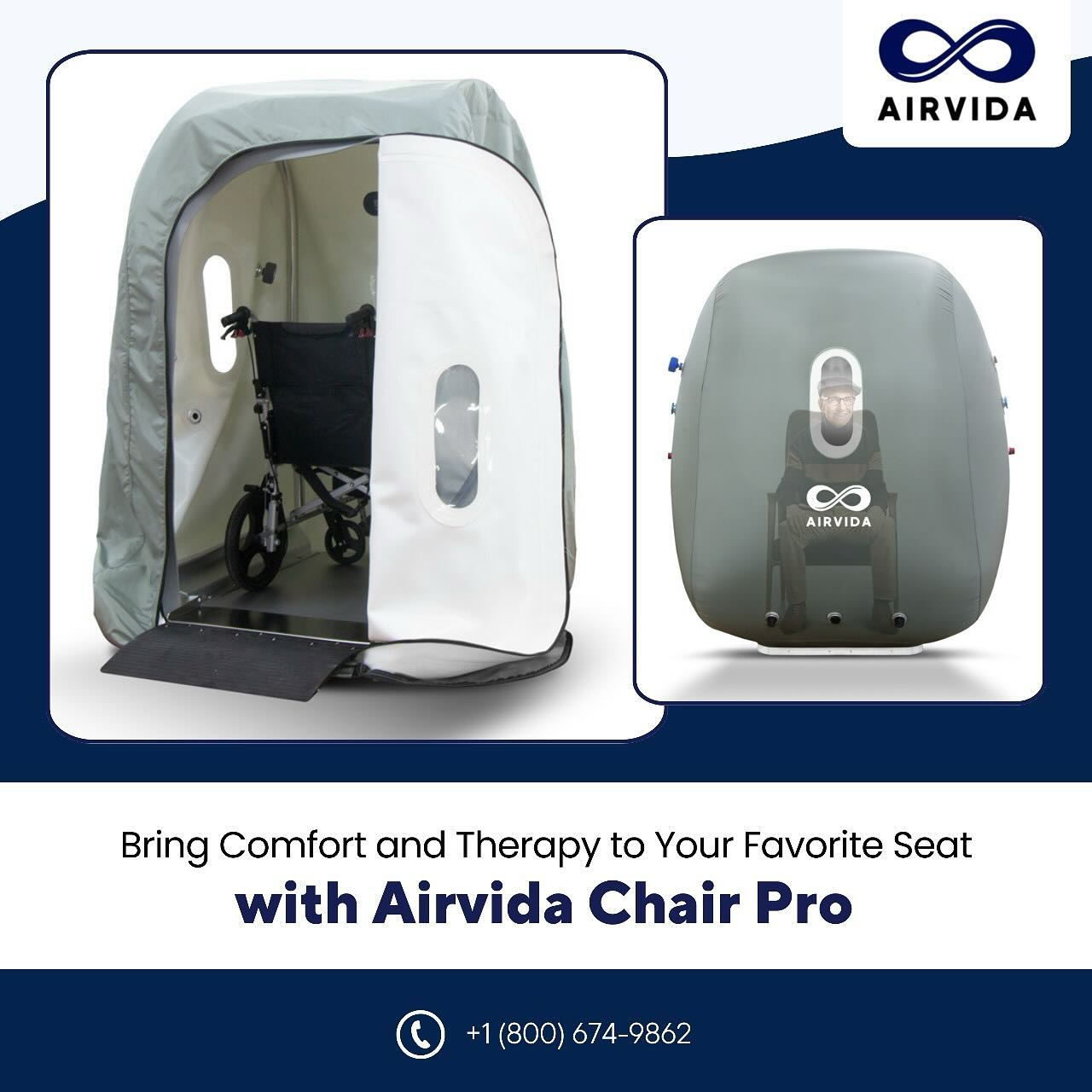Airvida Chair Pro 1.4 ATA Hyperbaric Chamber