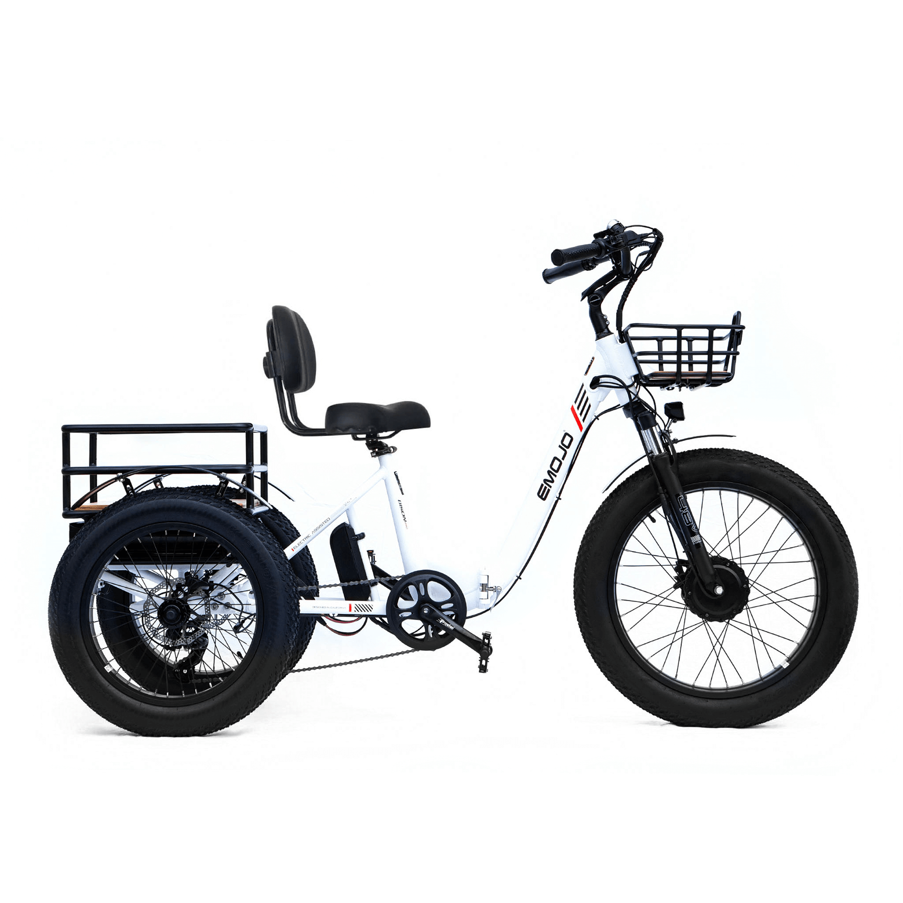 Emojo Bison Pro 750W 3-Wheel Electric Trike - EBK12