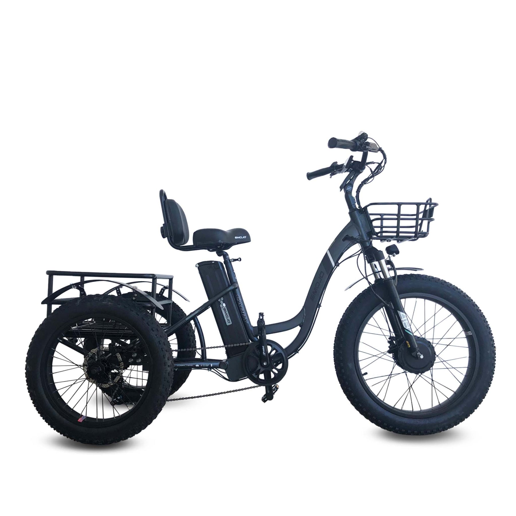 Emojo Caddy Pro 500W 3-Wheel Electric Trike - EBK18