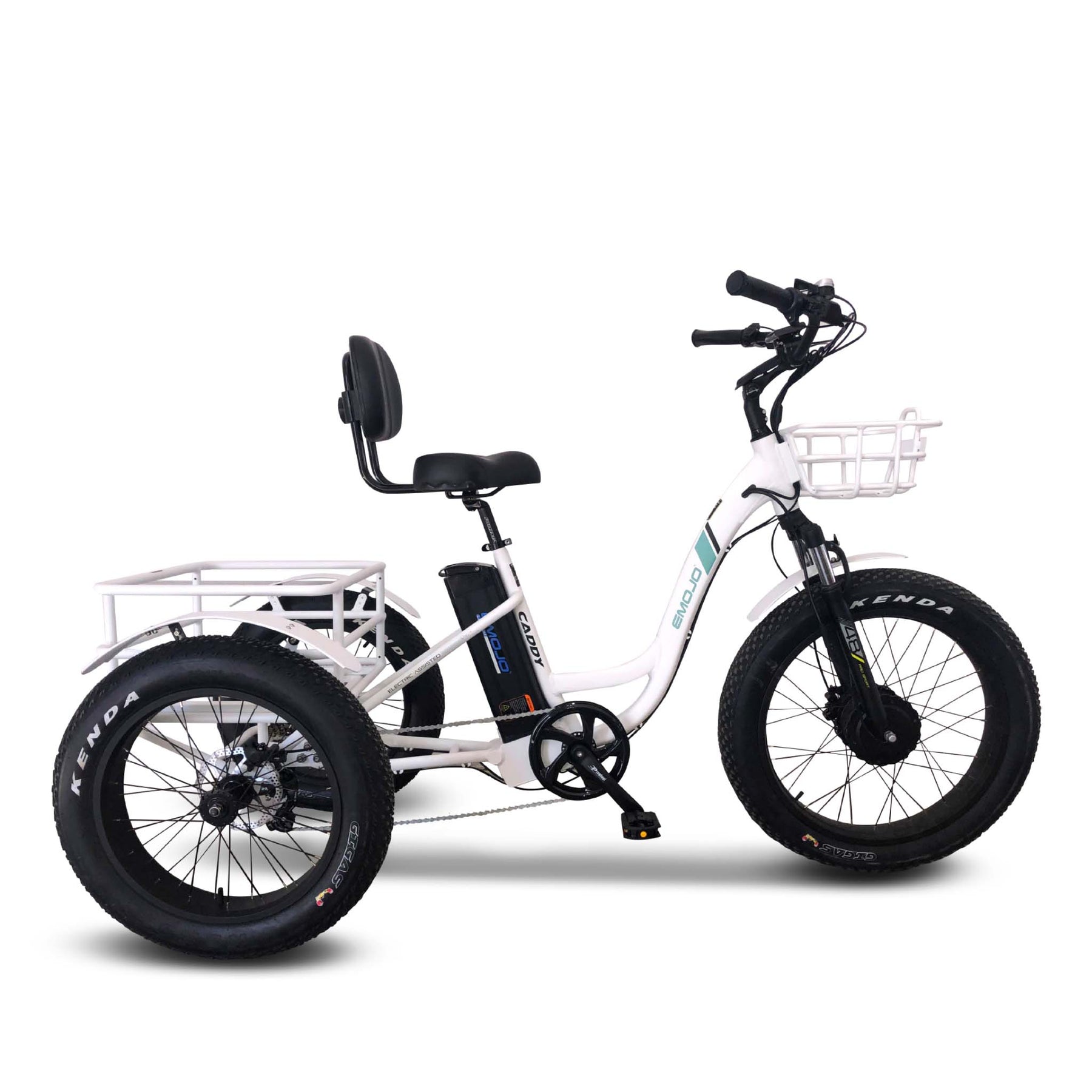 Emojo Caddy Pro 500W 3-Wheel Electric Trike - EBK18