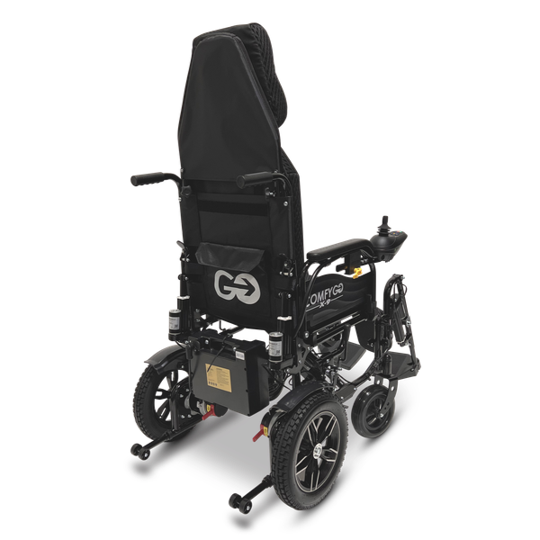 ComfyGo Remote Controlled Electric Wheelchair with Automatic Reclining Backrest & Lifting Leg Rests - X-9
