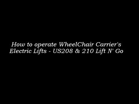 WheelChair Carrier Lift N’ Go Electric Lift for Power Chairs/Scooters - Model 210