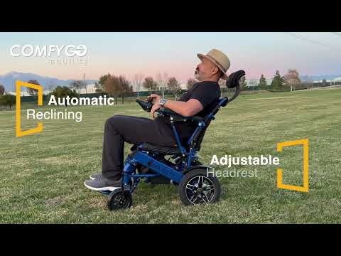 ComfyGo MAJESTIC Auto Recline Remote Controlled Electric Wheelchair - IQ-9000 AR