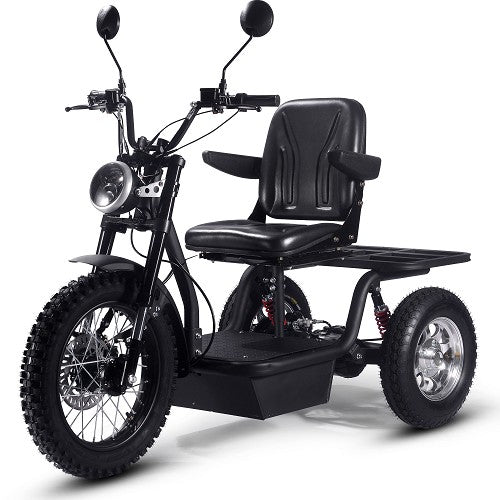 MotoTec Electric Trike 1800w - MT-TRK-1800_Black
