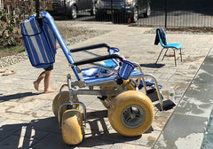 Accessrec TerraWheels All-Terrain Beach Wheelchair - TW-4