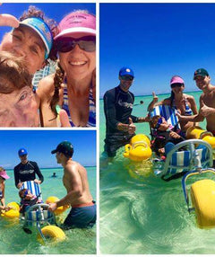 Accessrec WaterWheels Floating Beach Wheelchair - BW-150