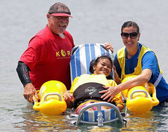 Accessrec WaterWheels Floating Beach Wheelchair - BW-150