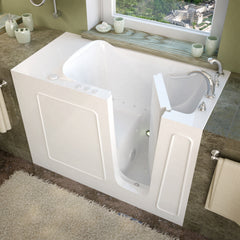 Meditub 2653 Series 26" x 53" Freestanding Gelcoat Walk-In Bathtub - 2653*