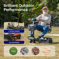 Vocic Lightweight & Adaptable Mobility Scooter - D50