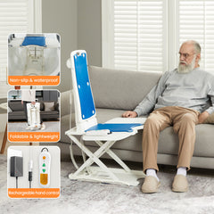 Vocic Waterproof Lightweight Electric Bath Lift Chair for Safety - AX07