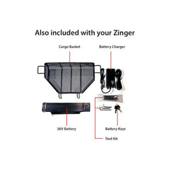 Journey Zinger Lightweight Folding Power Chair with Zero-Turn Dual-Lever Steering - 8300*