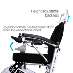 Foldawheel Lightweight Folding Electric Wheelchair - PW-1000XL
