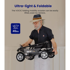 Vocic Ultra-Lightweight Mobility Scooter with 12AH Battery - D71