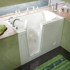 Meditub 3054 Series 30" x 54" Acrylic Walk-In Bathtub - 3054 *
