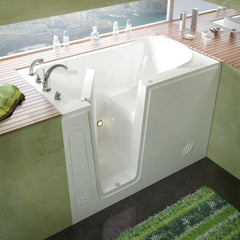 Meditub 3054 Series 30" x 54" Acrylic Walk-In Bathtub - 3054 *