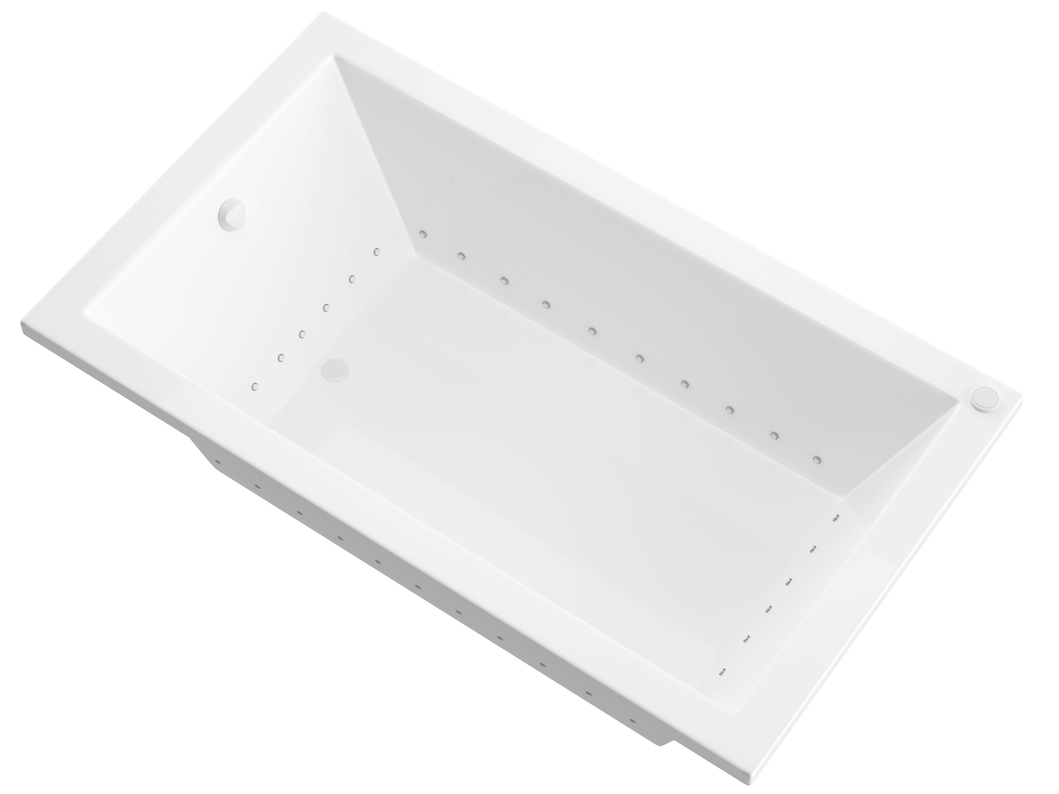 Atlantis Whirlpools Venetian 30" x 60" White Rectangular Drop-in Bathtub - 3060VN*