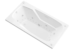 Atlantis Whirlpools Eros 32" x 60" White Rectangular Drop-in Bathtub - 3260E*