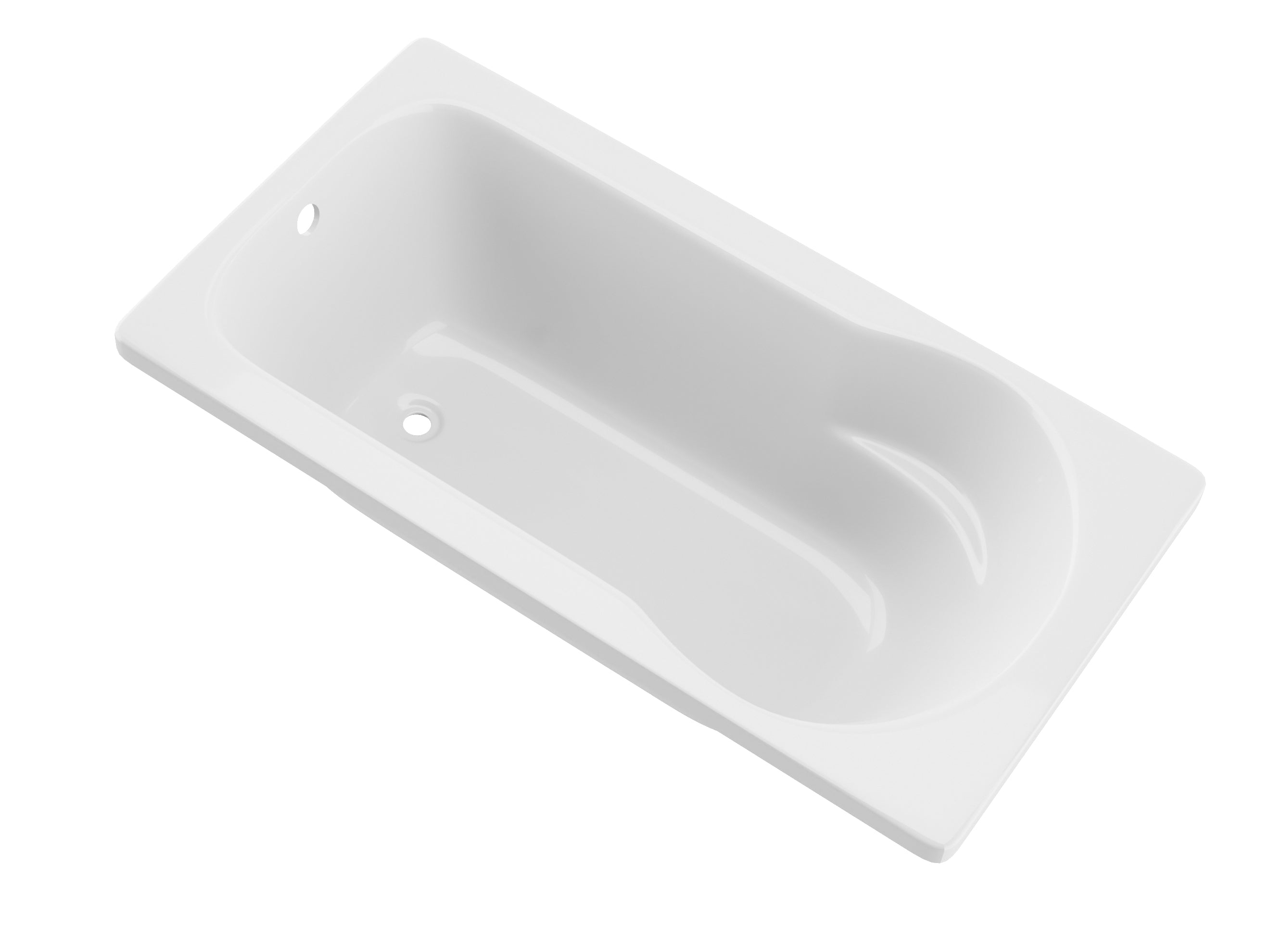 Atlantis Whirlpools Zepher 32" x 60" White Rectangular Drop-in Bathtub - 3260Z*
