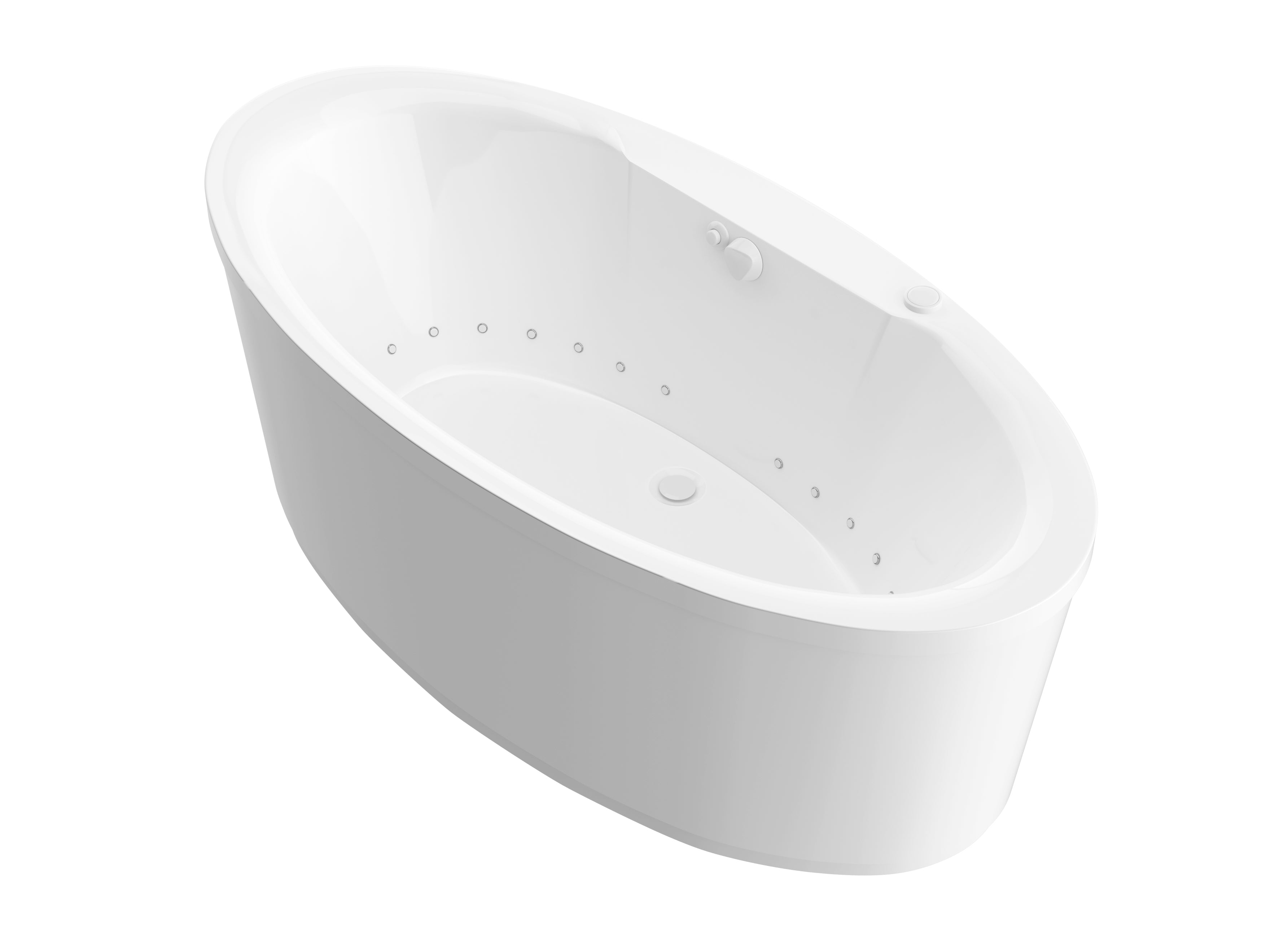 Atlantis Whirlpools Suisse 34" x 68" Oval Freestanding Bathtub - 3468S*