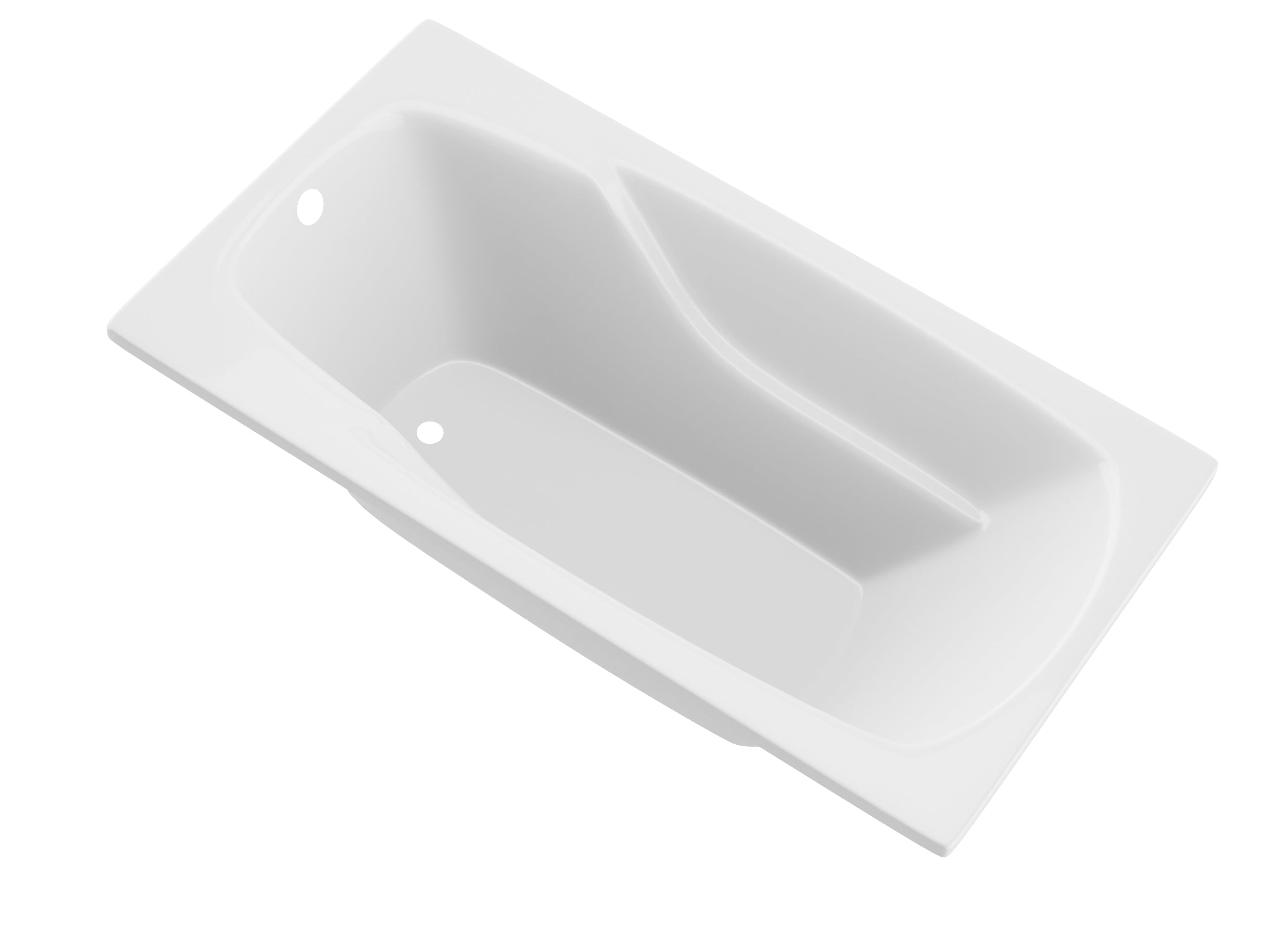 Atlantis Whirlpools Eros 36" x 60" White Rectangular Drop-in Bathtub - 3660E*