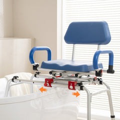 Vocic Sliding Shower Chair Bathtub Transfer Bench - AX19-A
