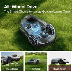Sunseeker X5 AWD Wireless Robot Lawn Mower | 0.5 Acre - X5
