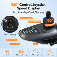 Vocic Top-selling Power Wheelchair with 10AH Battery - V53-12AH