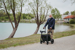 Rollz Motion Electric Lightweight 3-in-1 Wheelchair & Rollator Walker - 2010RE0002