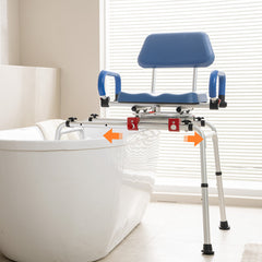 Vocic Sliding Shower Chair Bathtub Transfer Bench - AX19-A