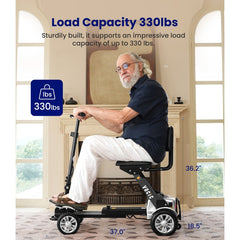 Vocic Ultra-Lightweight Mobility Scooter with 12AH Battery - D71
