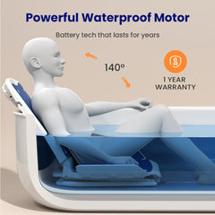 Vocic Multi-Functional Waterpoof Electric Bathtub Lift Chair for Elderly - AX10