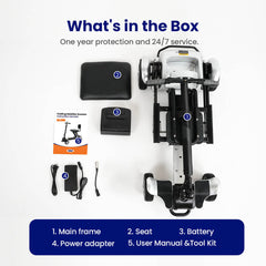 Vocic Ultra-Lightweight Mobility Scooter with 12AH Battery - D71