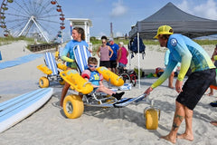 Accessrec WaterWheels Floating Beach Wheelchair - BW-150