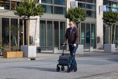 Rollz Flex² Lightweight Rollator Walker with Seat - 3010RF001*