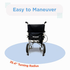 Journey Air Lightweight Folding Power Chair - 8643SLV