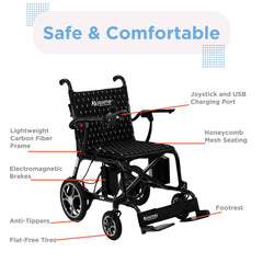 Journey Air Elite Lightweight Folding Power Chair - 8642*