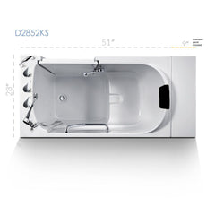 American Tubs Standard Series Model 2852-S Walk-In Tub - D2852KS