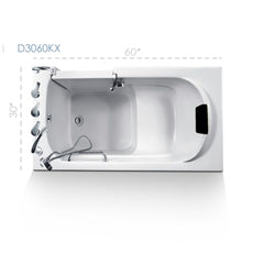 American Tubs Compact Series Model 2646 Walk-In Bath Tub - D2646KS