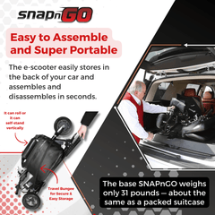 SNAPnGO Travel Mobility Scooter | Deluxe Edition - S335.1DLX