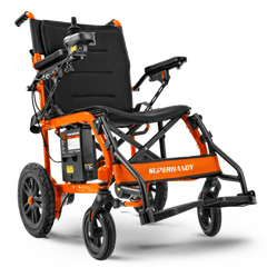 SuperHandy GoRide Electric Wheelchair - 24V 6Ah Battery, 220Lbs Max Weight - GUT155