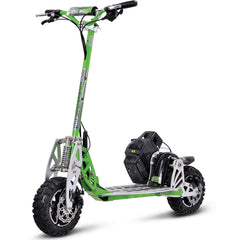 MotoTec/UberScoot 70x 63cc 2-Speed Gas Scooter, Green - Evo-70x_Green
