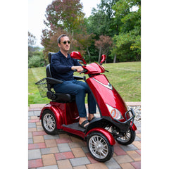 JYD Red Elephant Heavy-Duty Mobility Scooter - JYD-RES