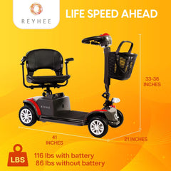 Reyhee Cruiser Electric Mobility Scooter 180W 24V - R100