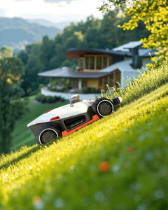 Mammotion LUBA 2 AWD 10000X (2.5 acres) Perimeter Wire Free Robot Lawn Mower - Cutting Height: S Version 1.0"-2.7"